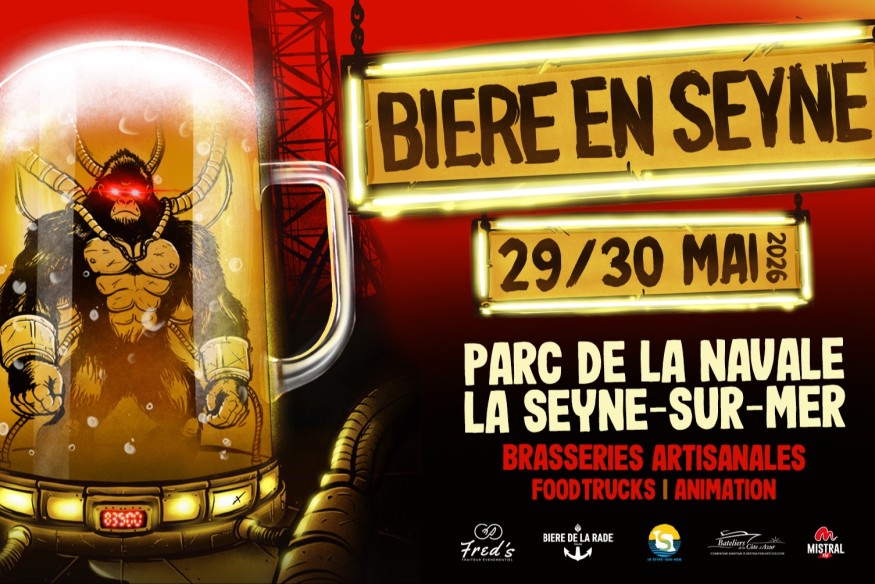 Festival Bière en Seyne – 5ᵉ édition : le rendez-vous de la bière artisanale les 29 et 30 mai à La Seyne-sur-Mer